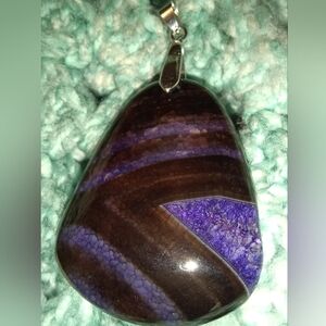 Purple  Stone Pendant - Women Jewelry